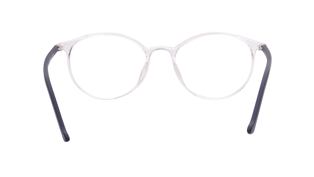 Image 5 of Transparent Round Rimmed Eyeglasses for Men and Women from Fastrack Available at Titan Eye+