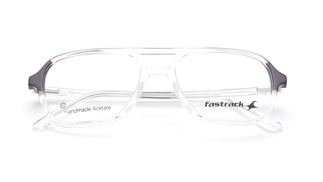Transparent Aviator Eyeglasses for Men available online at Titan Eye+