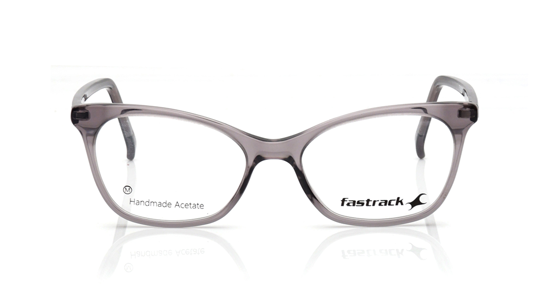 Image 1 of Grey CatEye Rimmed Eyeglasses for Women from Fastrack Available at Titan Eye+