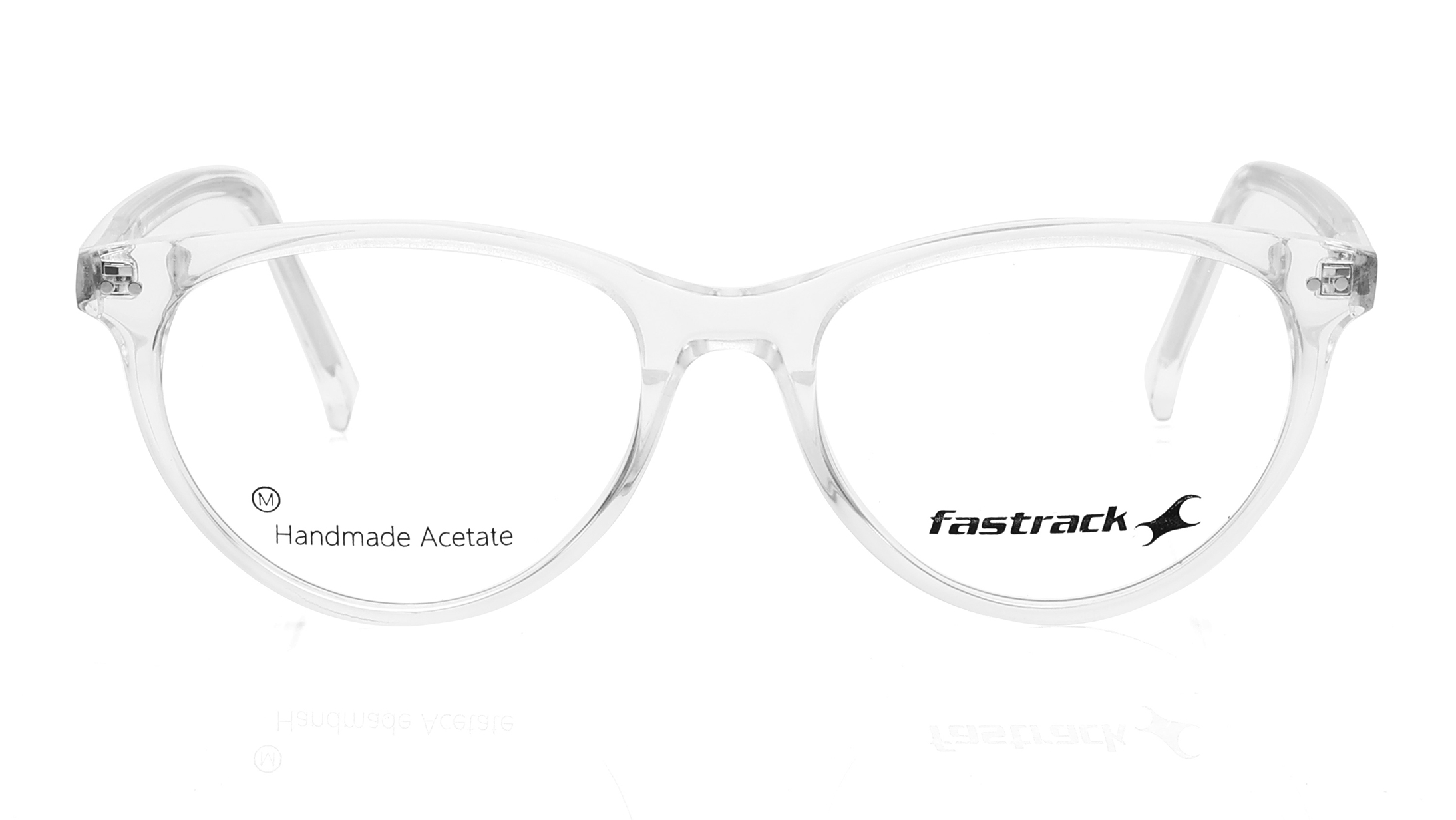 Image 1 of Transparent CatEye Rimmed Eyeglasses for Women from Fastrack Available at Titan Eye+