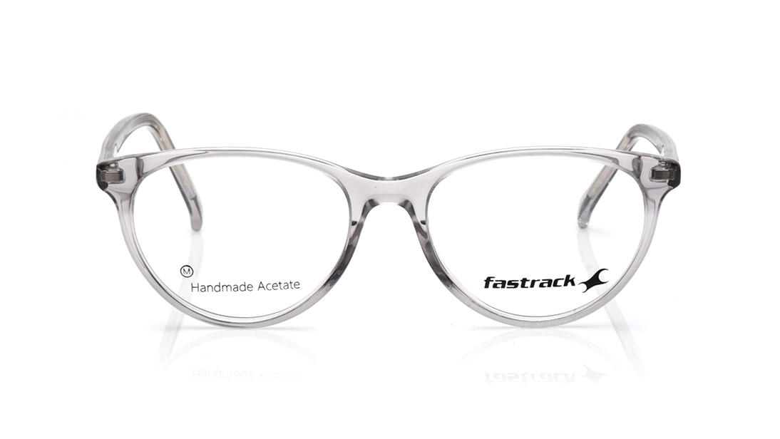 Image 1 of Grey CatEye Rimmed Eyeglasses for Women from Fastrack Available at Titan Eye+