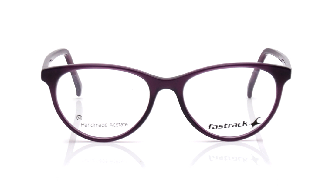 Image 1 of Purple CatEye Rimmed Eyeglasses for Women from Fastrack Available at Titan Eye+