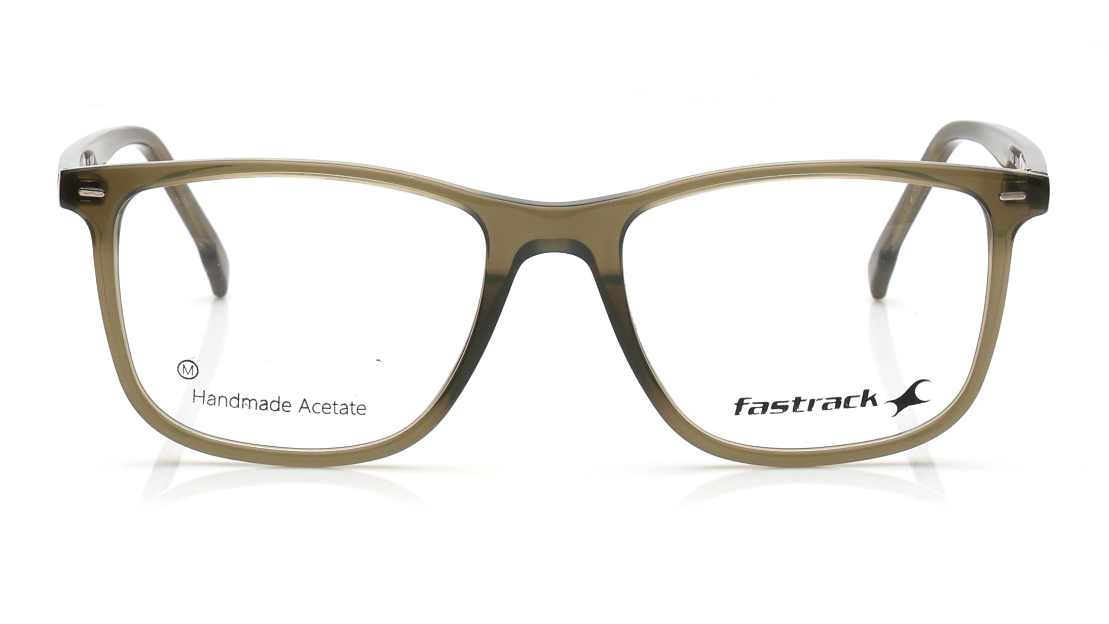 Image 1 of Green Square Rimmed Eyeglasses for Men from Fastrack Available at Titan Eye+