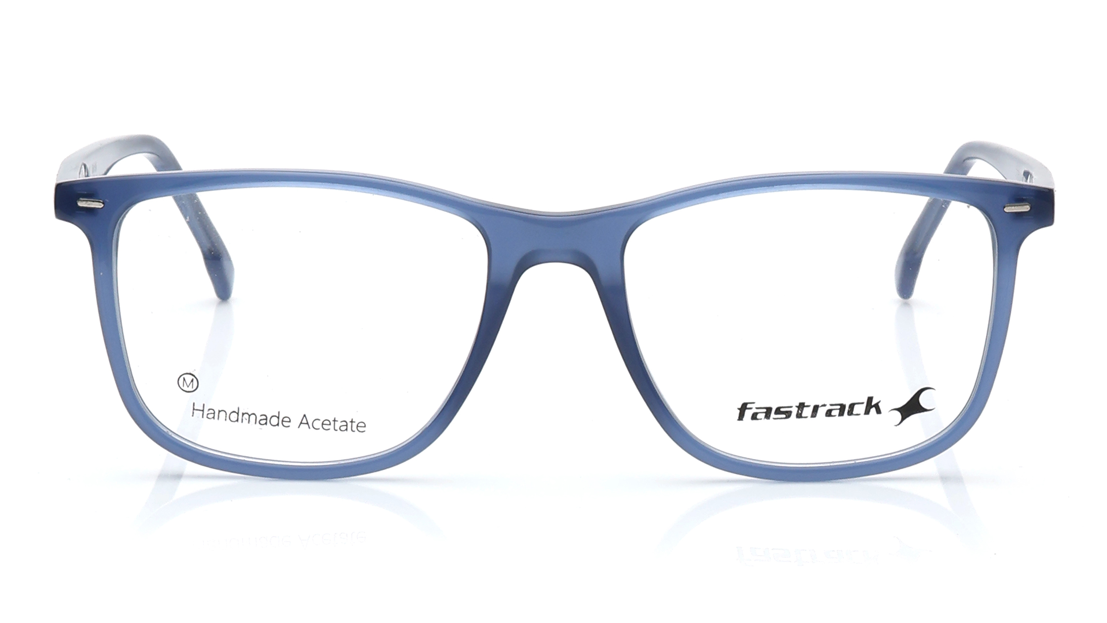 Image 1 of Blue Square Rimmed Eyeglasses for Men from Fastrack Available at Titan Eye+