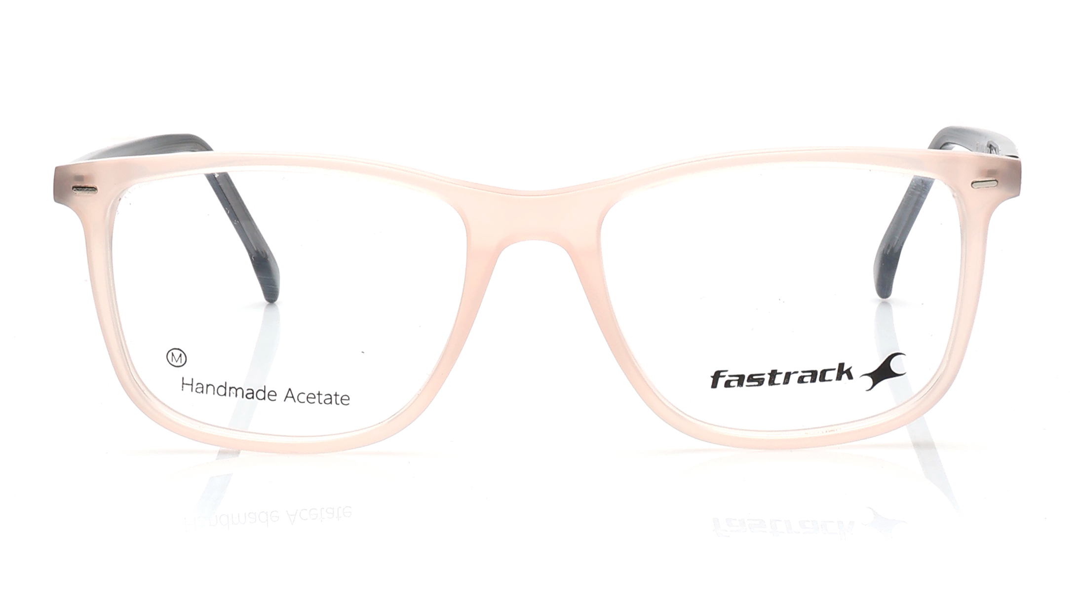Image 1 of Peach Square Eyeglasses for Men from Fastrack Available at Titan Eye+