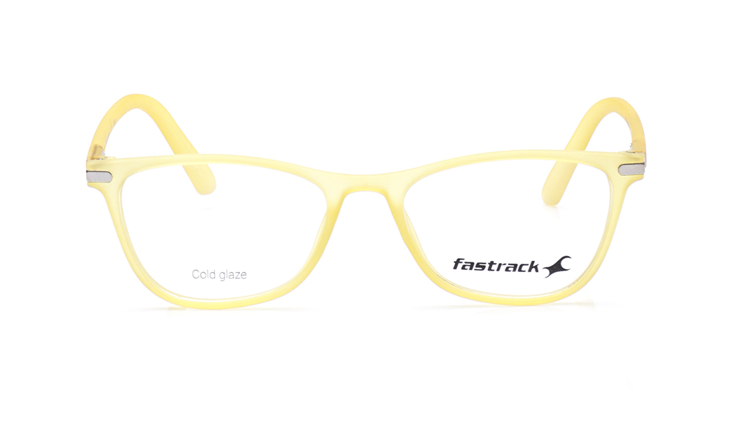 Image 1 of Yellow Cateye Rimmed Eyeglasses for Women from Fastrack Available at Titan Eye+