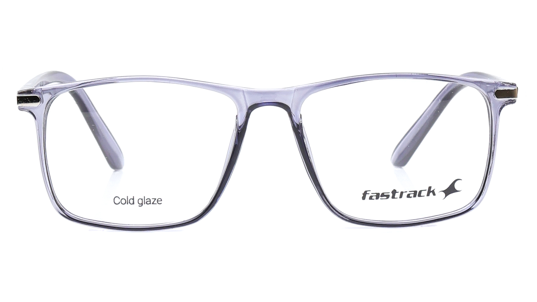 Image 1 of Grey and Black Wayfarer Eyeglasses for Men from Fastrack Available at Titan Eye+