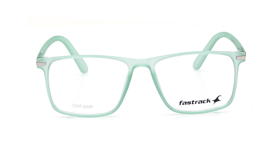 Image 1 of Green Wayfarer Rimmed Eyeglasses for Men from Fastrack Available at Titan Eye+