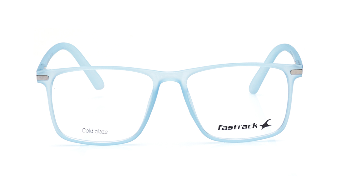 Image 1 of Blue Wayfarer Rimmed Eyeglasses for Men from Fastrack Available at Titan Eye+