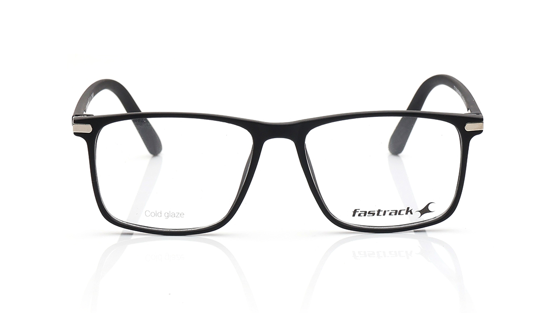 Image 1 of Wayfarer Black Rimmed Eyeglasses for Men from Fastrack Available at Titan Eye+