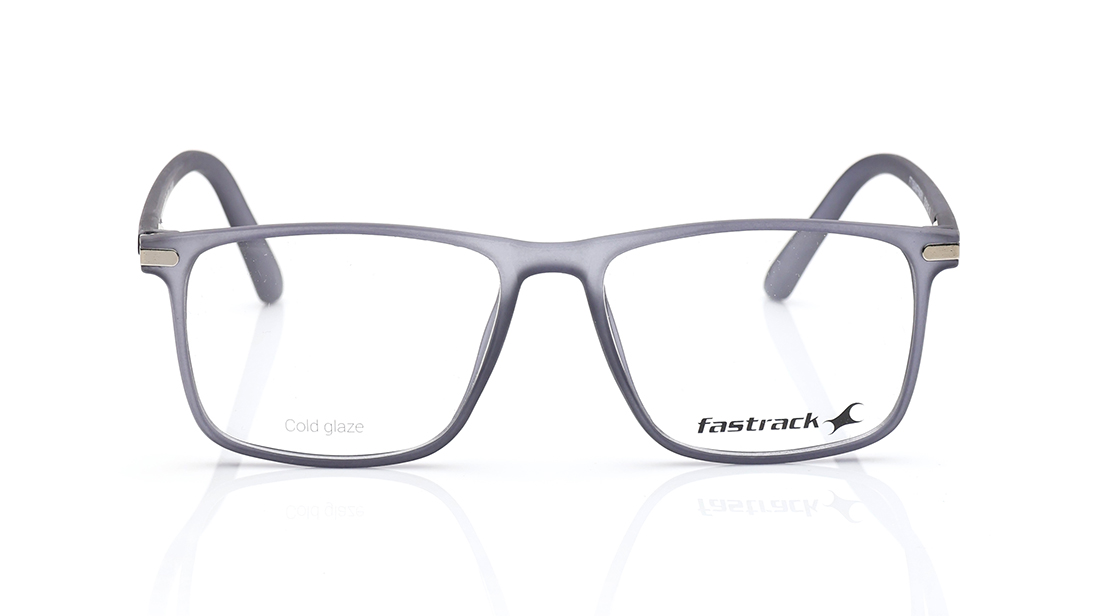 Image 1 of Wayfarer Grey Rimmed Eyeglasses for Men from Fastrack Available at Titan Eye+