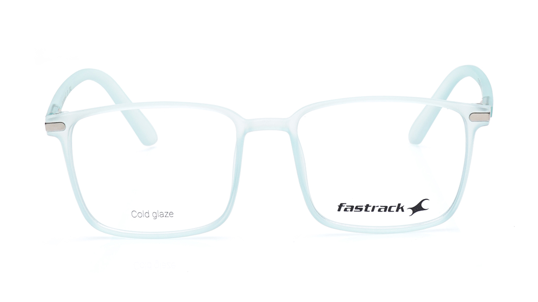 Image 1 of Green Square Rimmed Eyeglasses for Men and Women from Fastrack Available at Titan Eye+