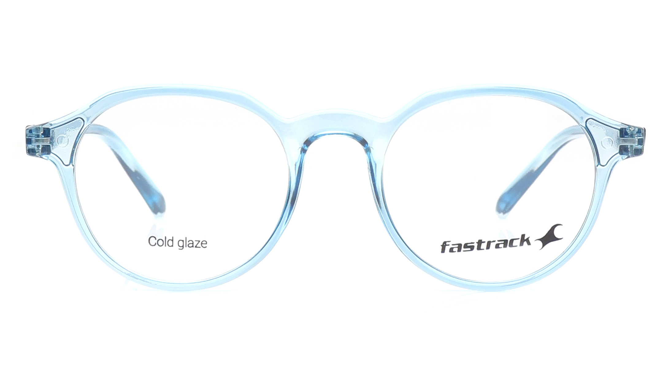 Image 1 of Blue Geometric Eyeglasses for Men and Women from Fastrack Available at Titan Eye+