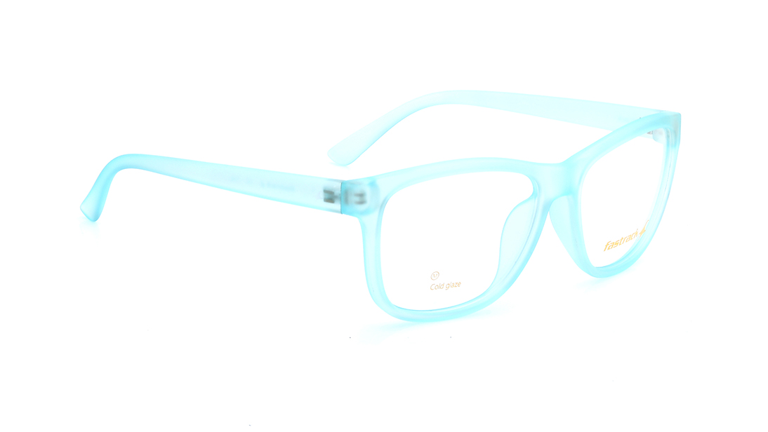 Square Blue Rimmed Eyeglasses for Men