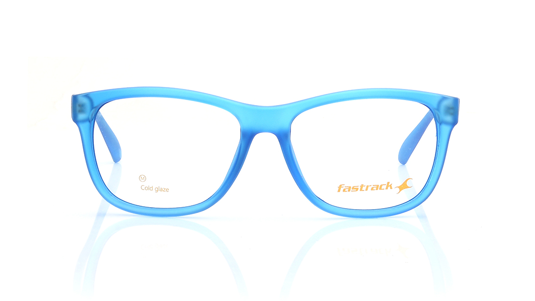 Image 1 of Blue Square Eyeglasses for Men from Fastrack Available at Titan Eye+