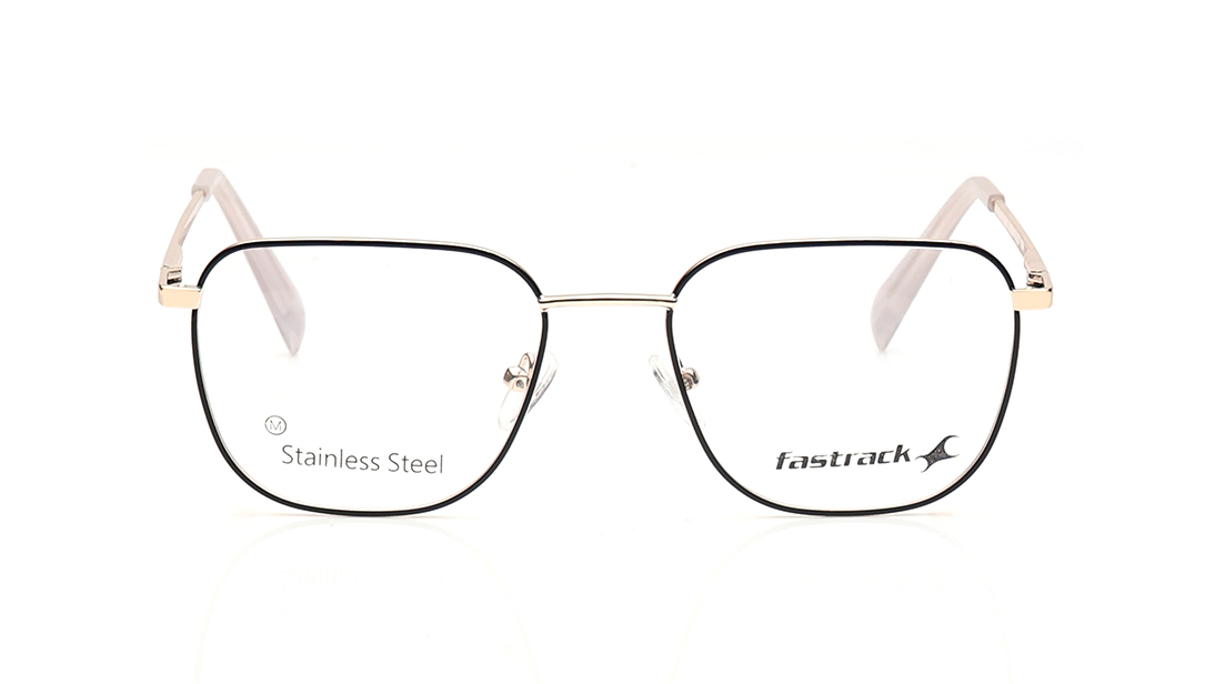 Image 1 of Black Wayfarer Eyeglasses for Men from Fastrack Available at Titan Eye+