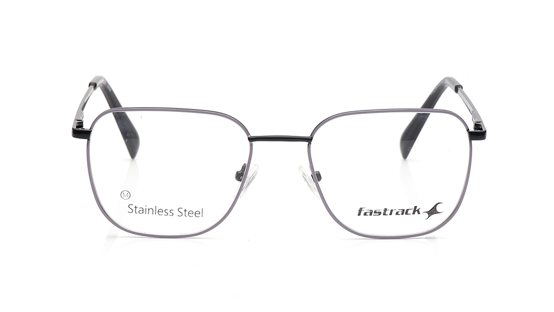 Image 1 of Black Wayfarer Eyeglasses for Men from Fastrack Available at Titan Eye+