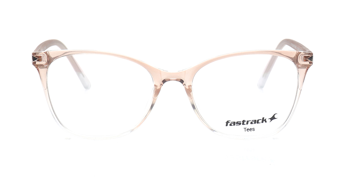 Image 1 of Brown Cateye Computer Glasses for Women  from Tees By Fastrack Available at Titan Eye+