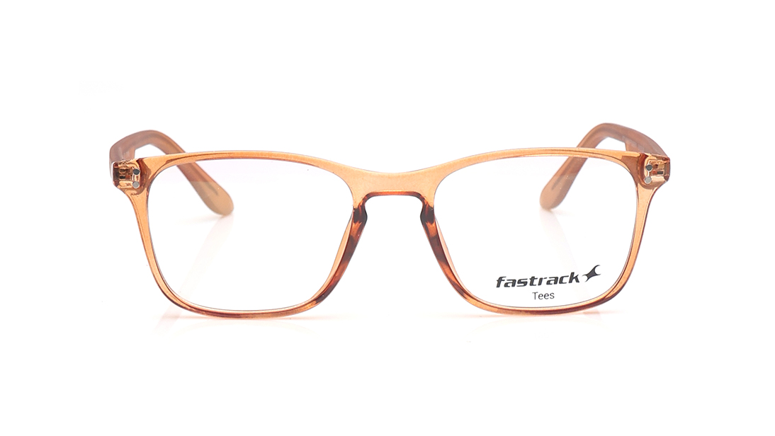 Image 1 of Brown Wayfarer Computer Glasses for Men and Women  from Tees By Fastrack Available at Titan Eye+