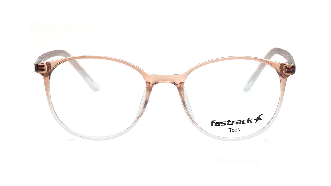 Image 1 of Brown CatEye Eyeglasses for Men and Women from Tees By Fastrack Available at Titan Eye+