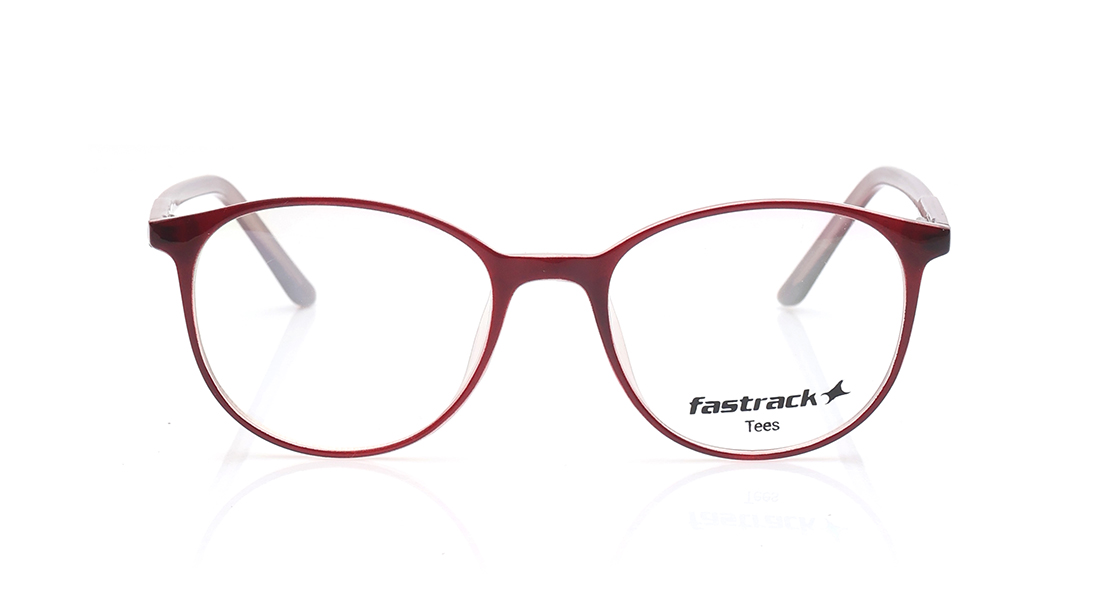 Image 1 of Red Cateye Computer Glasses for Men and Women  from Tees By Fastrack Available at Titan Eye+