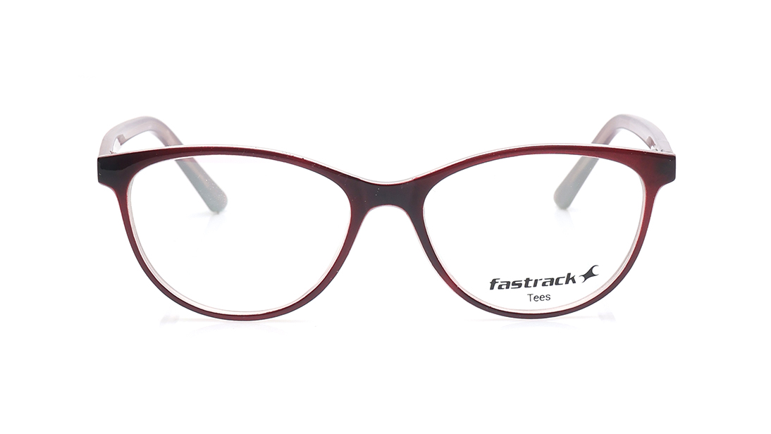 Image 1 of Maroon Cateye Computer Glasses for Women  from Tees By Fastrack Available at Titan Eye+