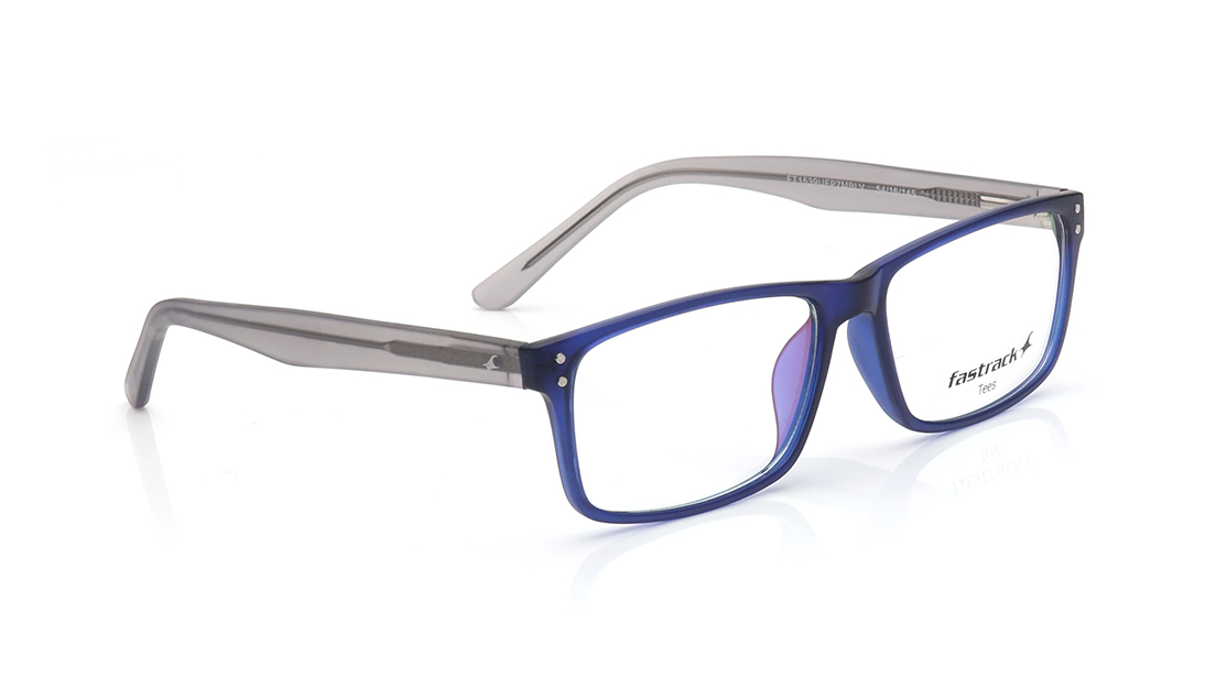 Blue Rectangle Eyeglasses for Men and Women