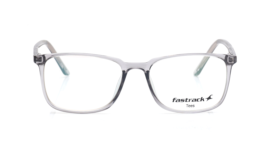 Image 1 of Grey Rectangle Computer Glasses for Men and Women  from Tees By Fastrack Available at Titan Eye+