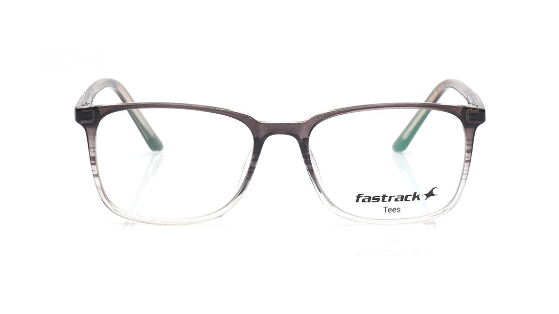 Image 1 of Grey Rectangle Computer Glasses for Men and Women  from Tees By Fastrack Available at Titan Eye+