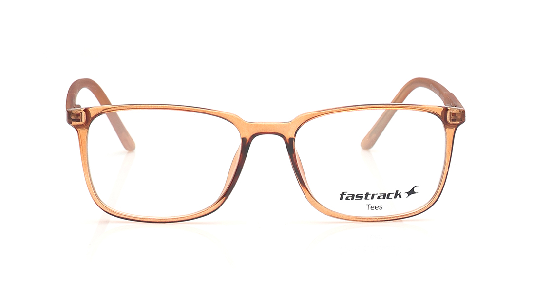 Image 1 of Brown Rectangle Computer Glasses for Men and Women  from Tees By Fastrack Available at Titan Eye+