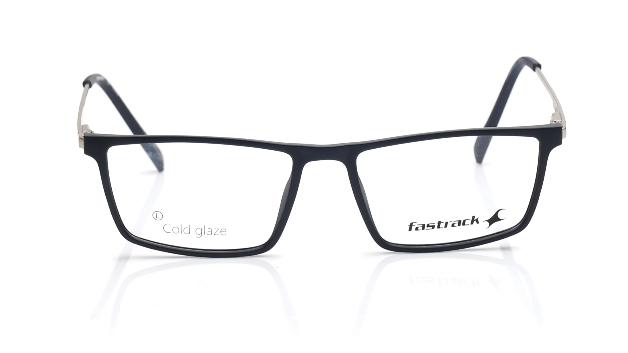 Image 1 of Wayfarer Blue Rimmed Eyeglasses for Men from Fastrack Available at Titan Eye+
