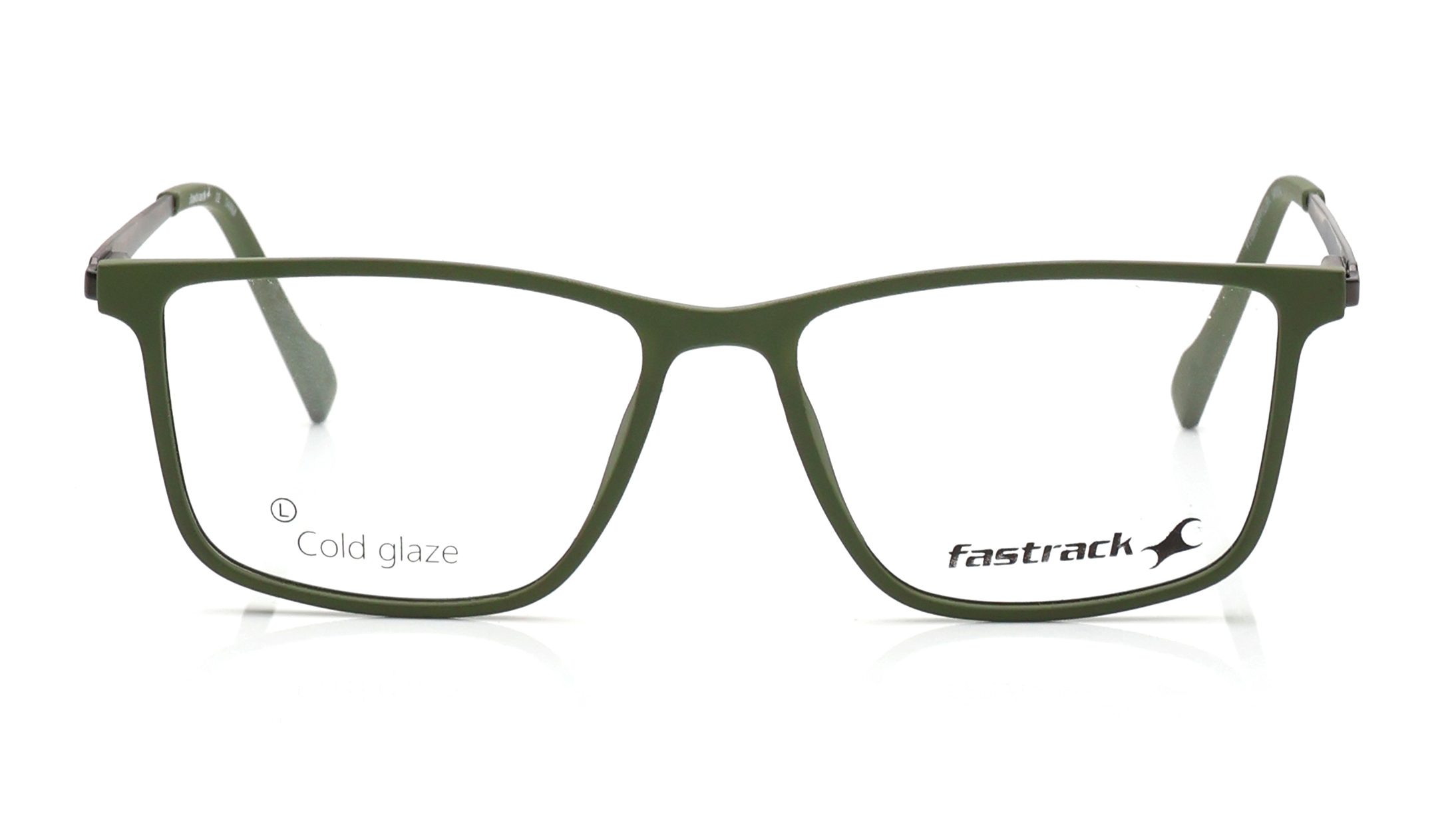 Image 1 of Olive Rectangle Eyeglasses for Women from Fastrack Available at Titan Eye+