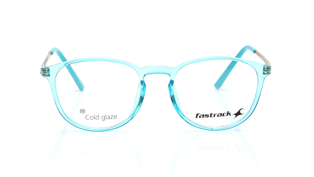 Image 1 of Blue Round Eyeglasses for Men and Women from Fastrack Available at Titan Eye+