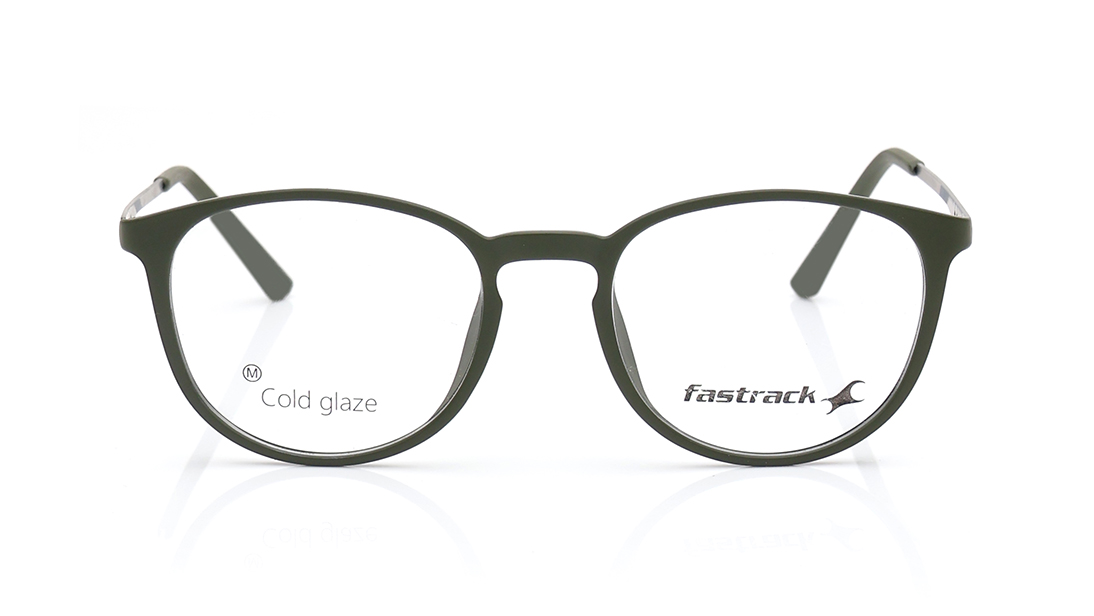 Image 1 of Green Round Eyeglasses for Men and Women from Fastrack Available at Titan Eye+