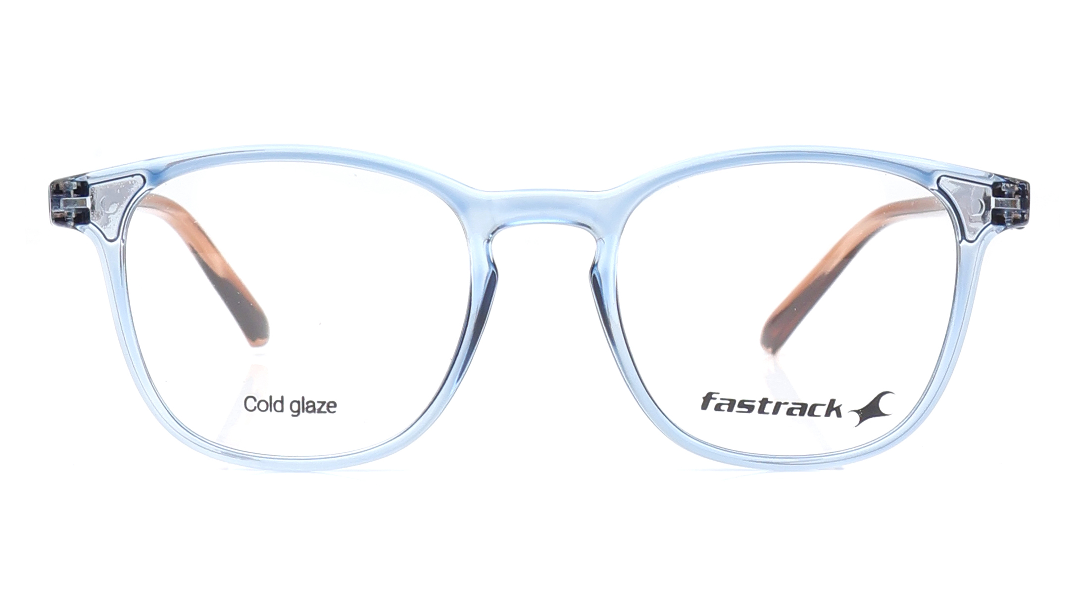 Image 1 of Blue Geometric Eyeglasses for Men and Women from Fastrack Available at Titan Eye+