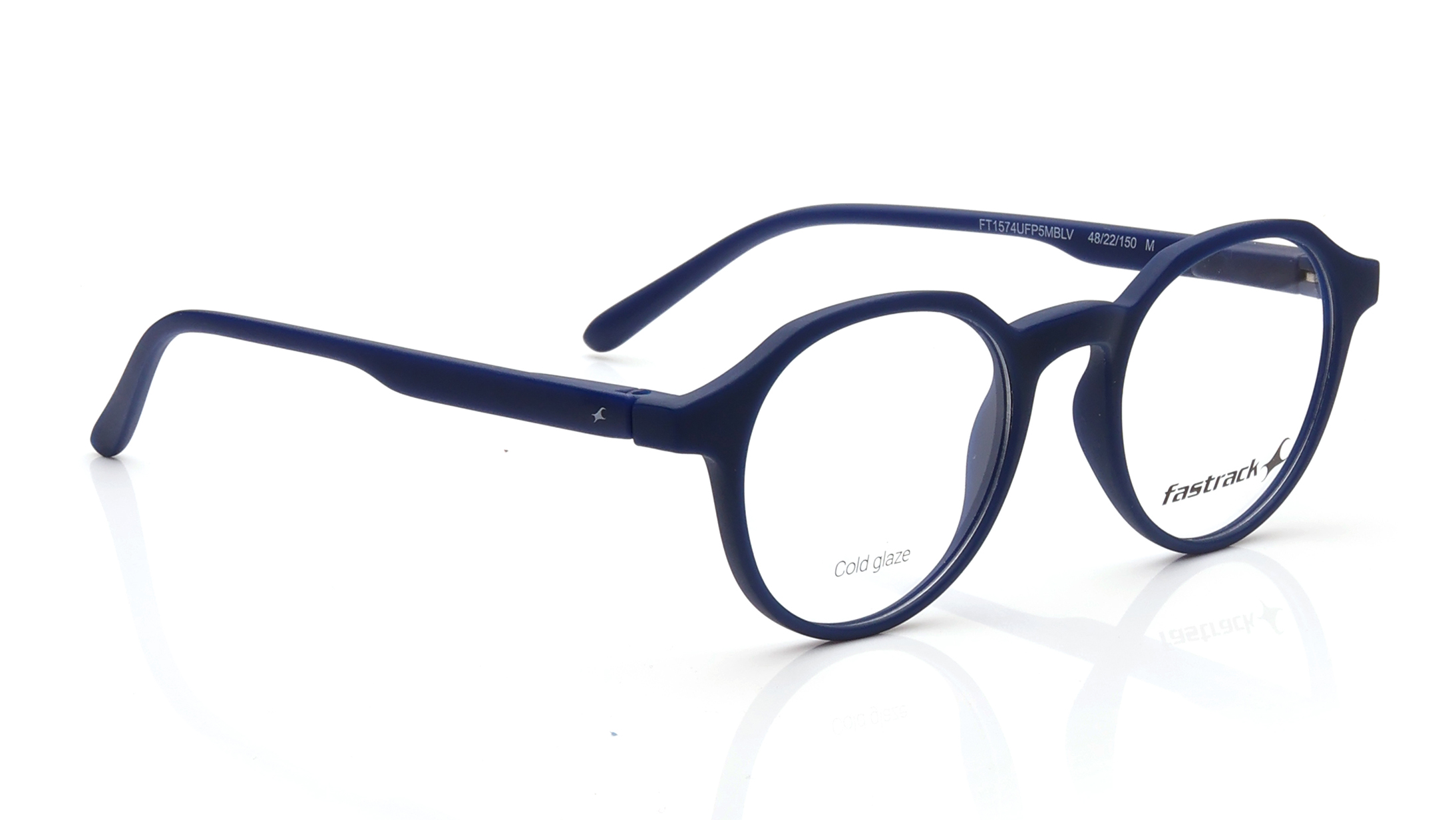 Blue Geometric Eyeglasses for Men and Women