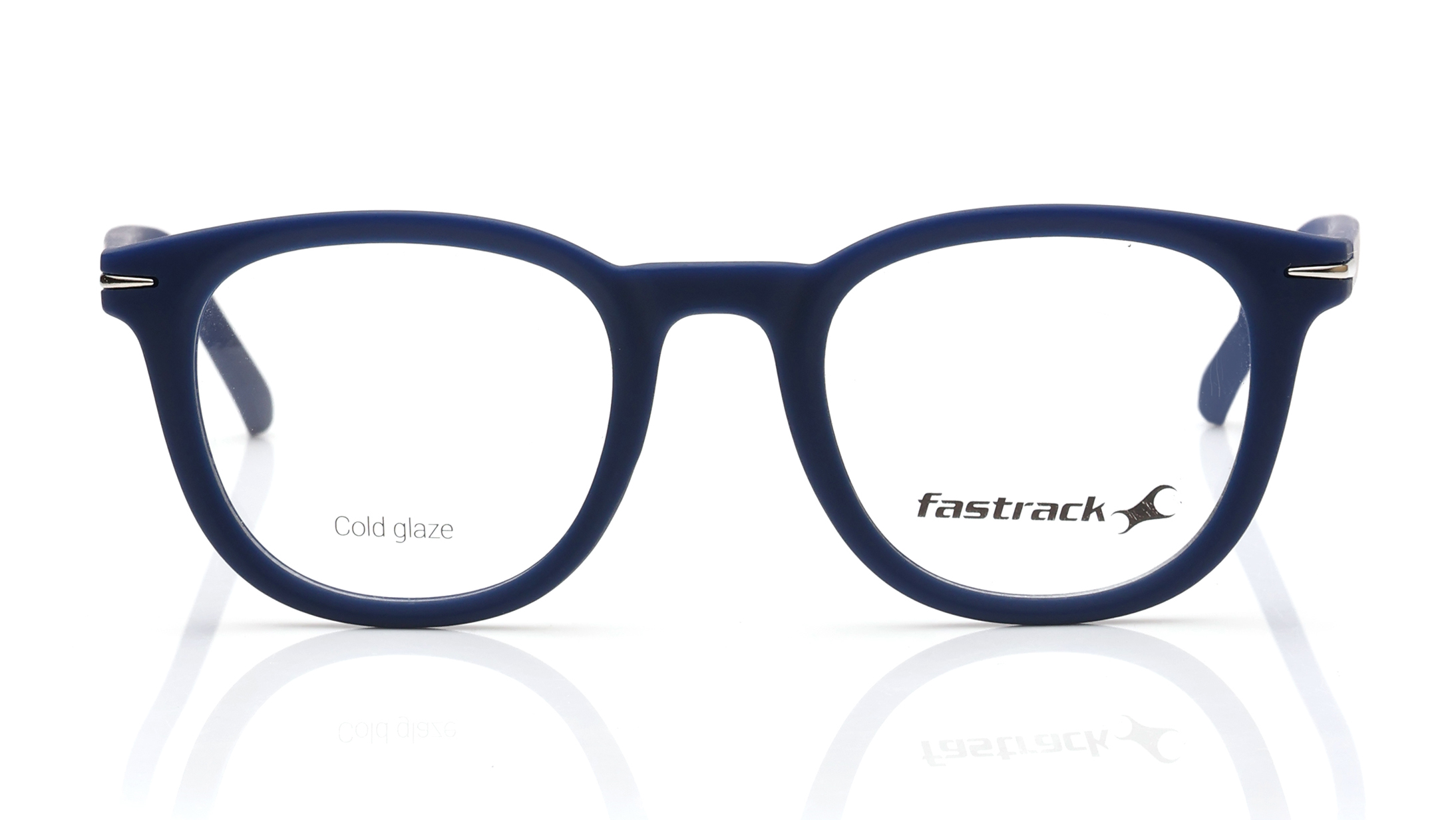 Image 1 of Blue Square Eyeglasses for Men and Women from Fastrack Available at Titan Eye+
