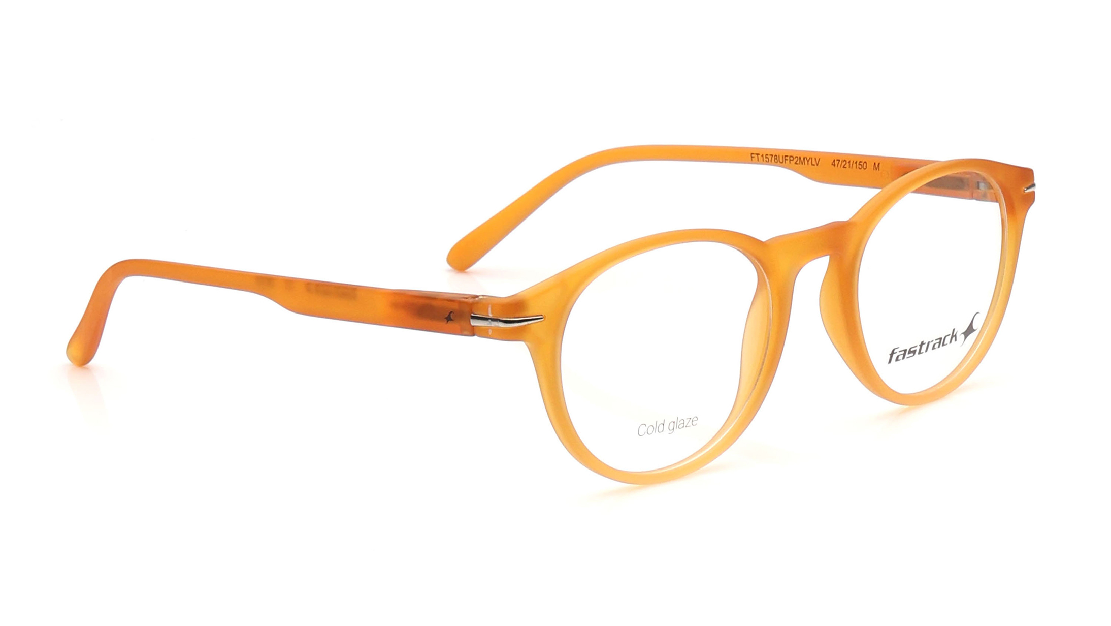 Image 2 of Round Yellow Rimmed Eyeglasses for Men and Women from Fastrack Available at Titan Eye+