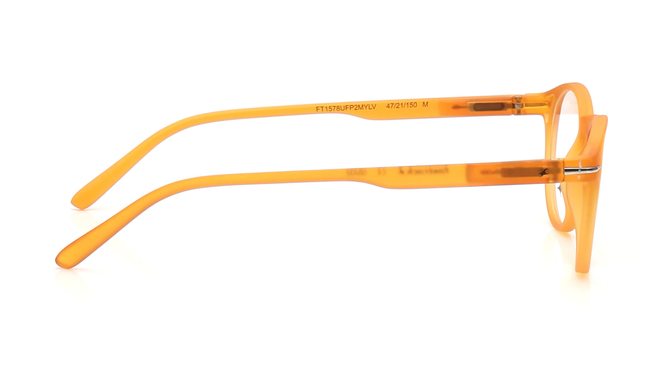 Image 3 of Round Yellow Rimmed Eyeglasses for Men and Women from Fastrack Available at Titan Eye+