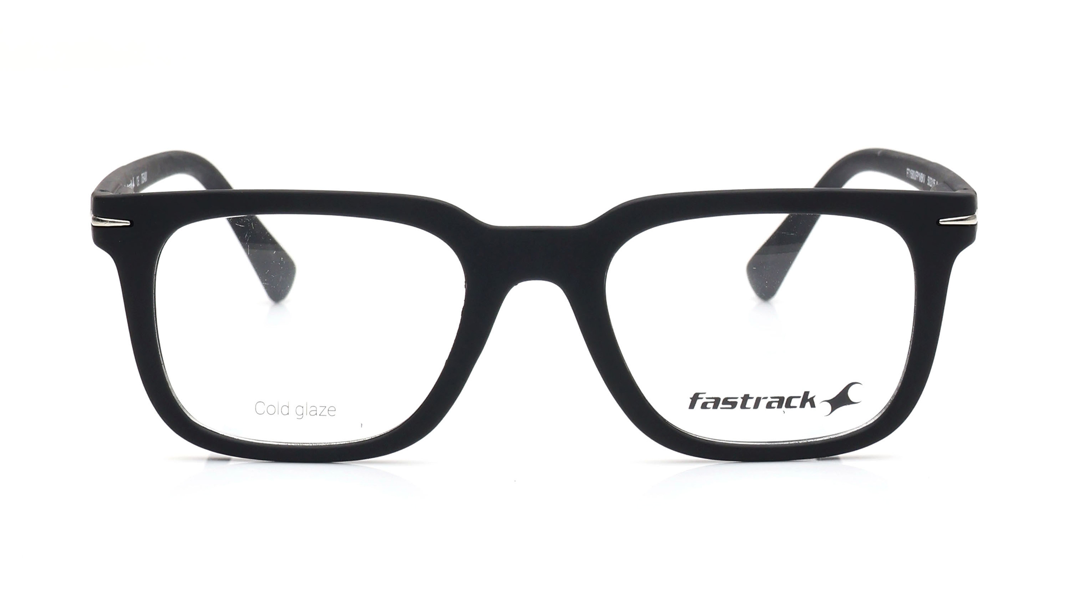 Image 1 of Wayfarer Black Rimmed Eyeglasses for Men and Women from Fastrack Available at Titan Eye+