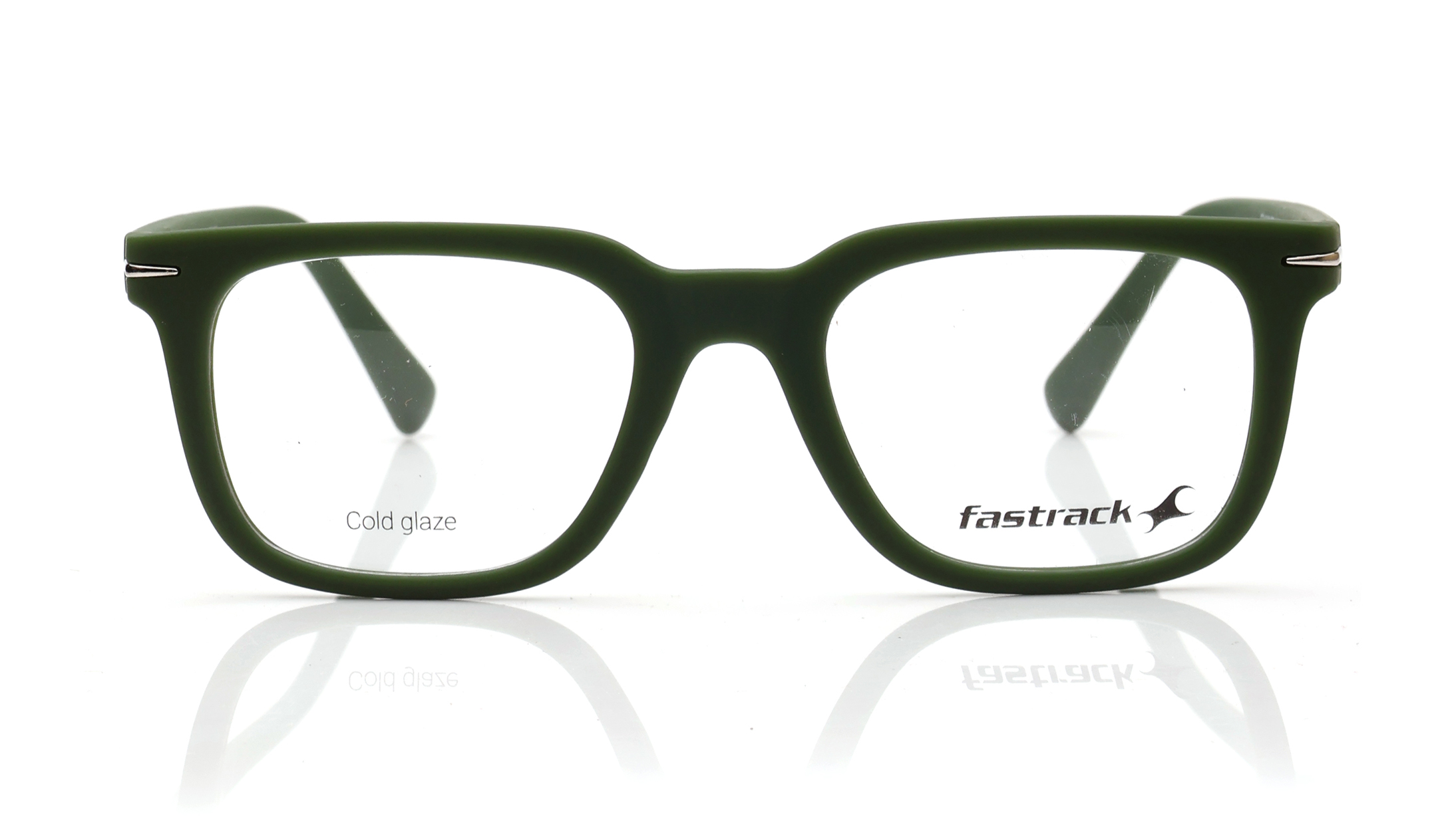 Image 1 of Olive Square Eyeglasses for Men and Women from Fastrack Available at Titan Eye+