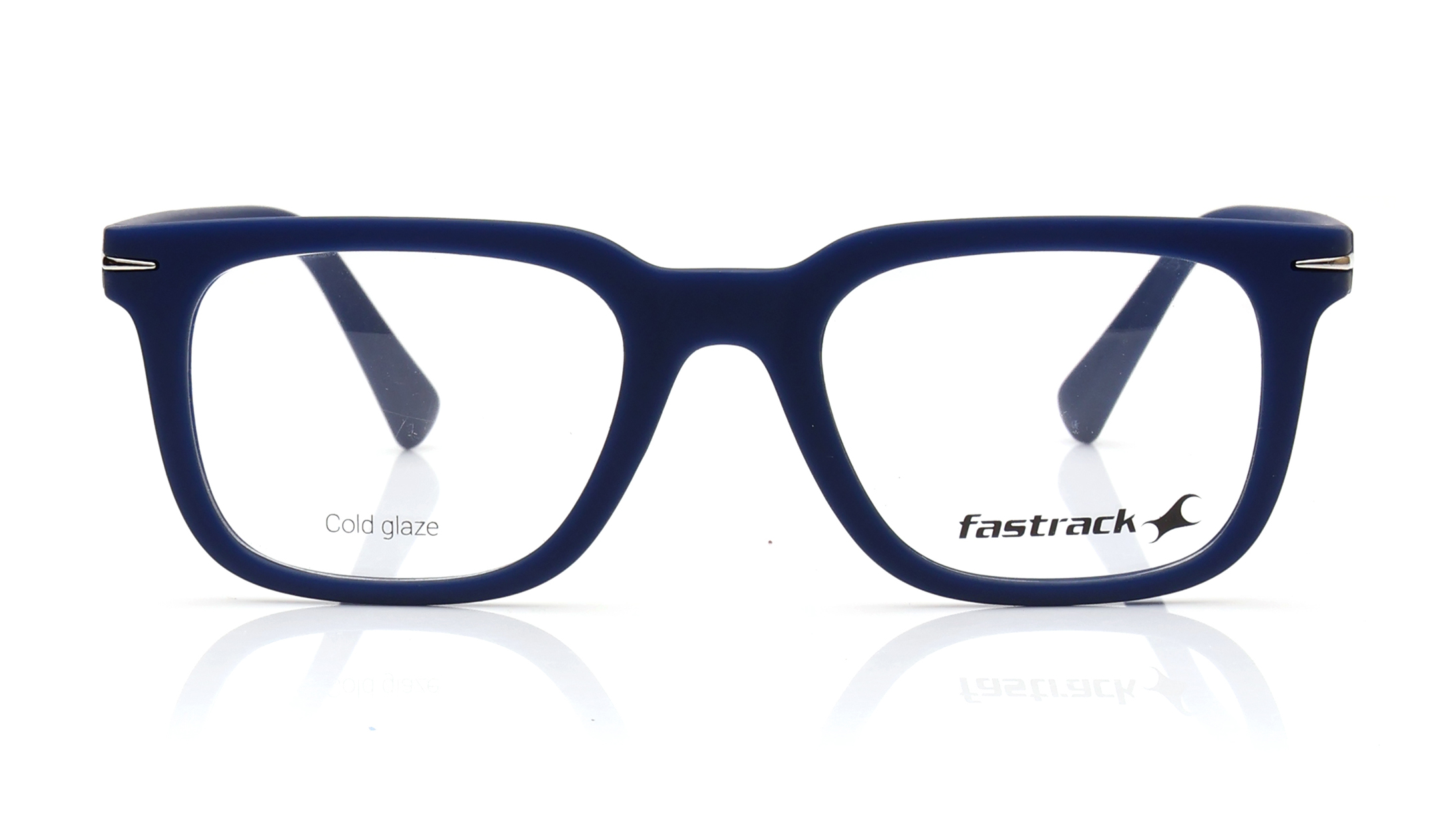 Image 1 of Blue Square Eyeglasses for Men and Women from Fastrack Available at Titan Eye+