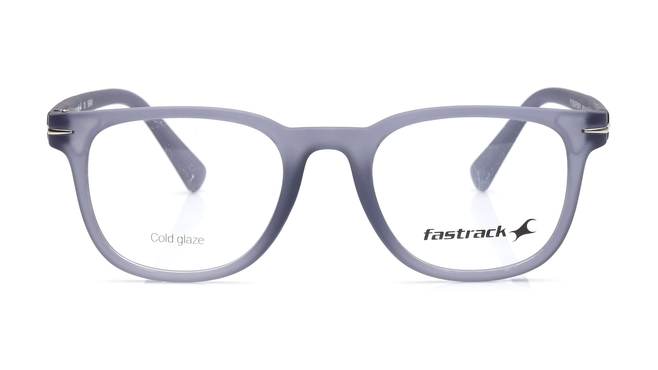 Image 1 of Grey Wayfarer Eyeglasses for Men and Women from Fastrack Available at Titan Eye+