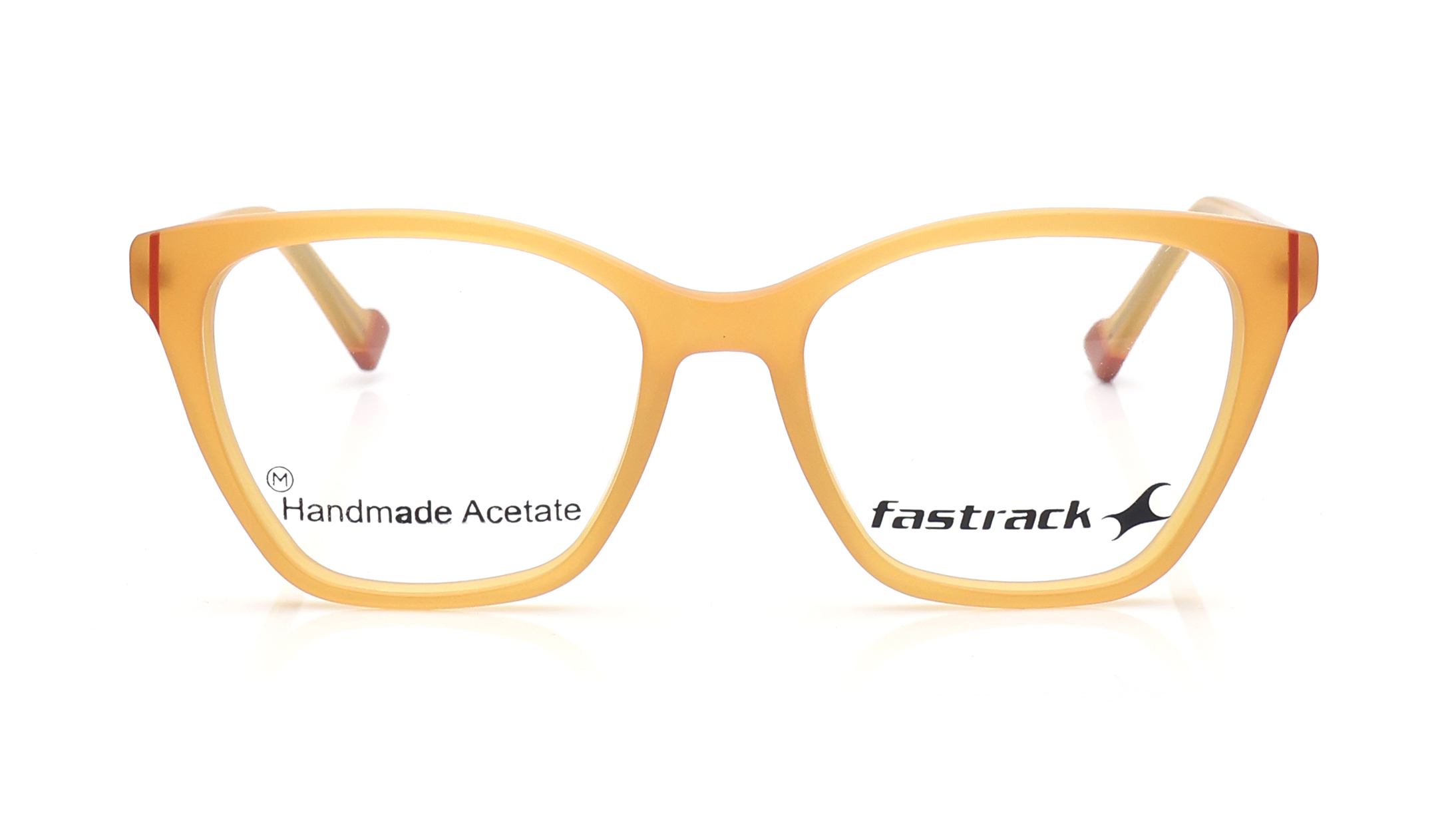 Image 1 of CatEye Yellow Rimmed Eyeglasses for Women from Fastrack Available at Titan Eye+