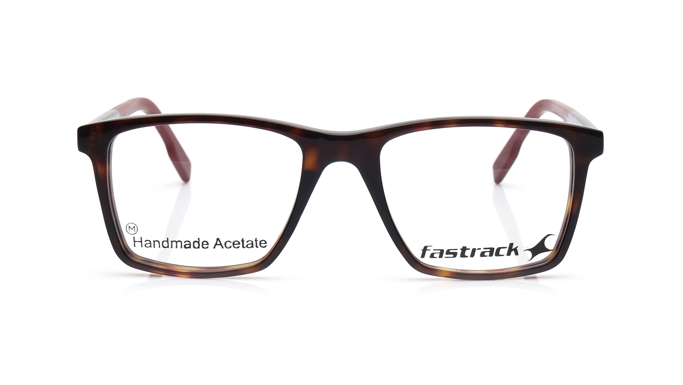 Image 1 of Brown Wayfarer Eyeglasses for Men from Fastrack Available at Titan Eye+