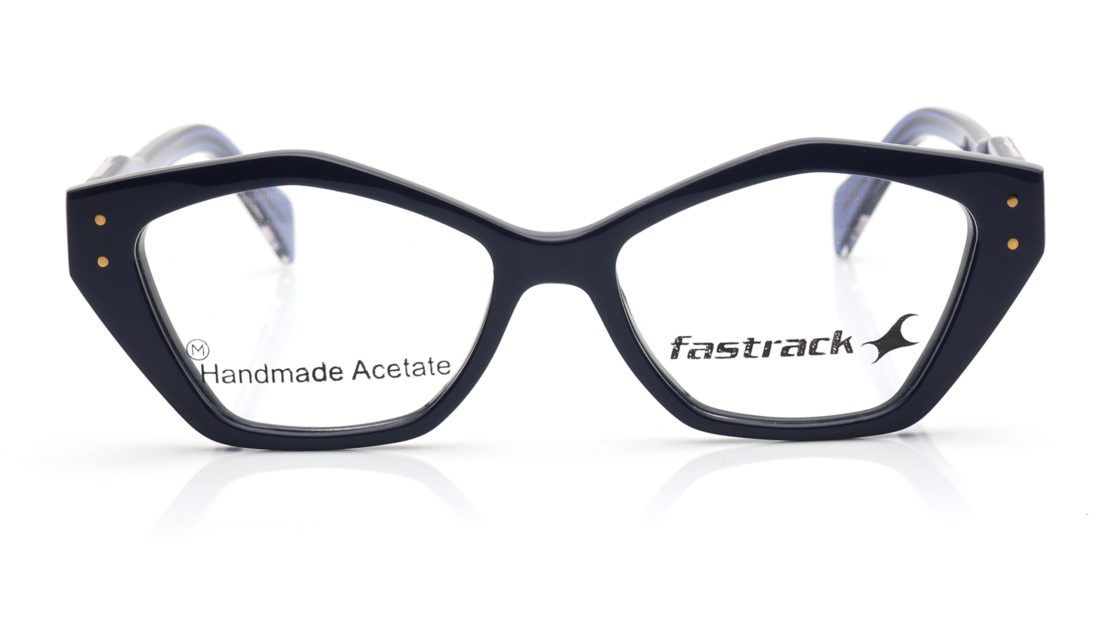 Image 1 of Blue Geometric Eyeglasses for Women from Fastrack Available at Titan Eye+
