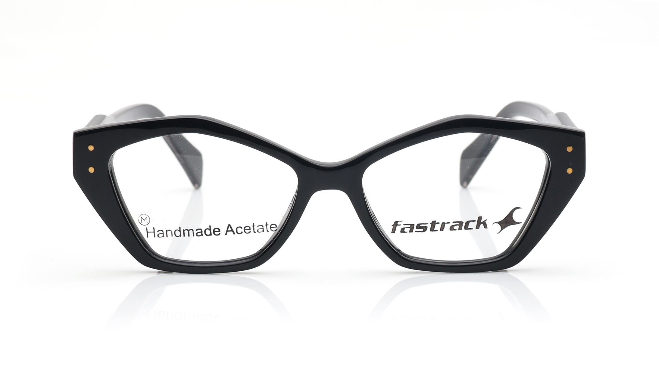 Image 1 of Black Geometric Eyeglasses for Women from Fastrack Available at Titan Eye+