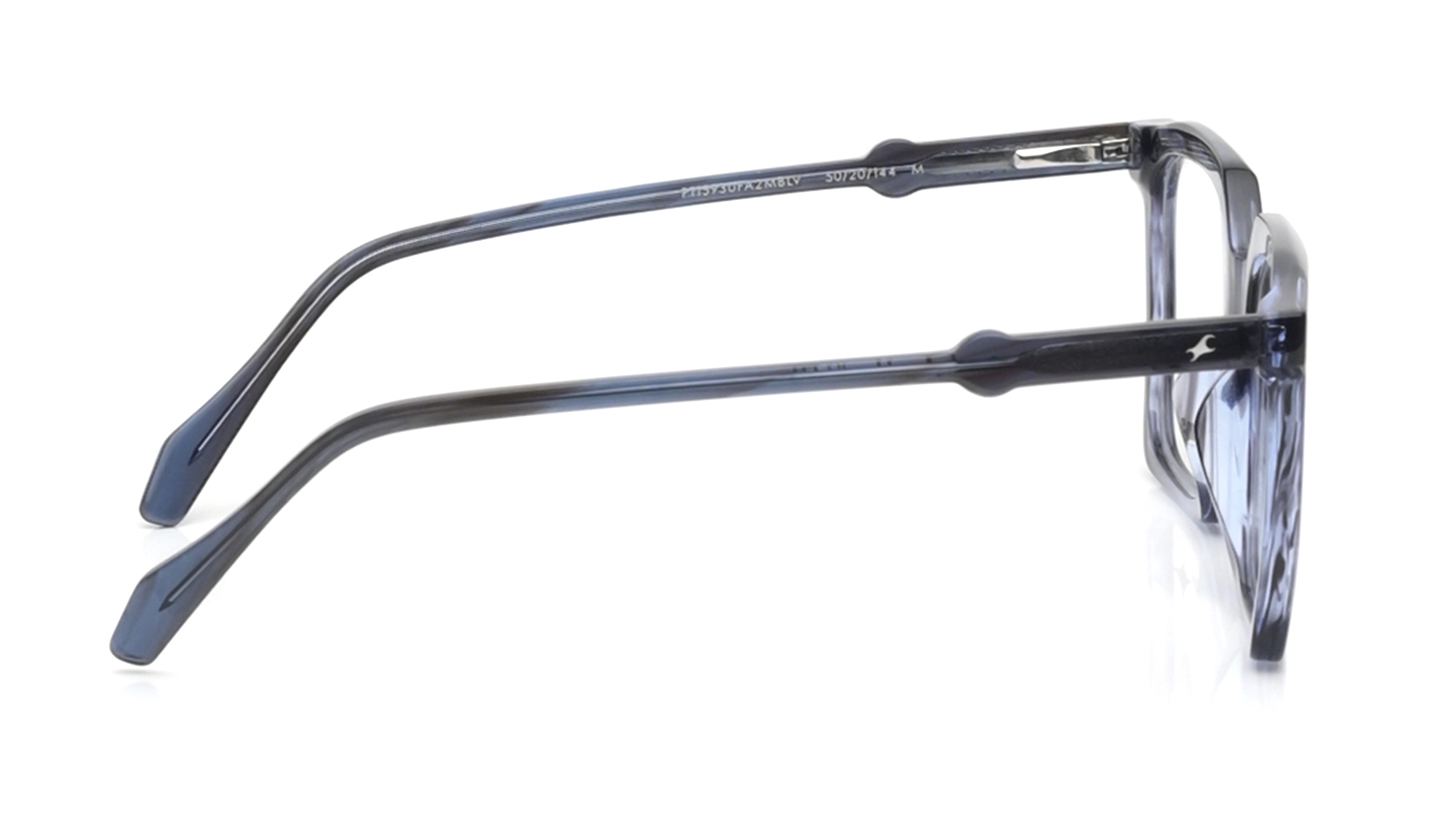 Image 7 of Square Blue Rimmed Eyeglasses for Men and Women from Fastrack Available at Titan Eye+