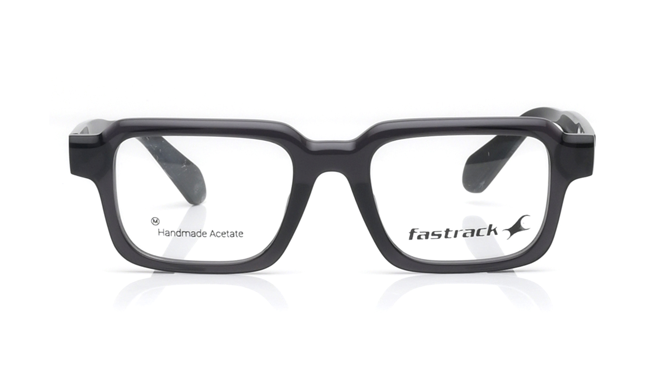 Image 1 of Grey Rectangle Eyeglasses for Men from Fastrack Available at Titan Eye+