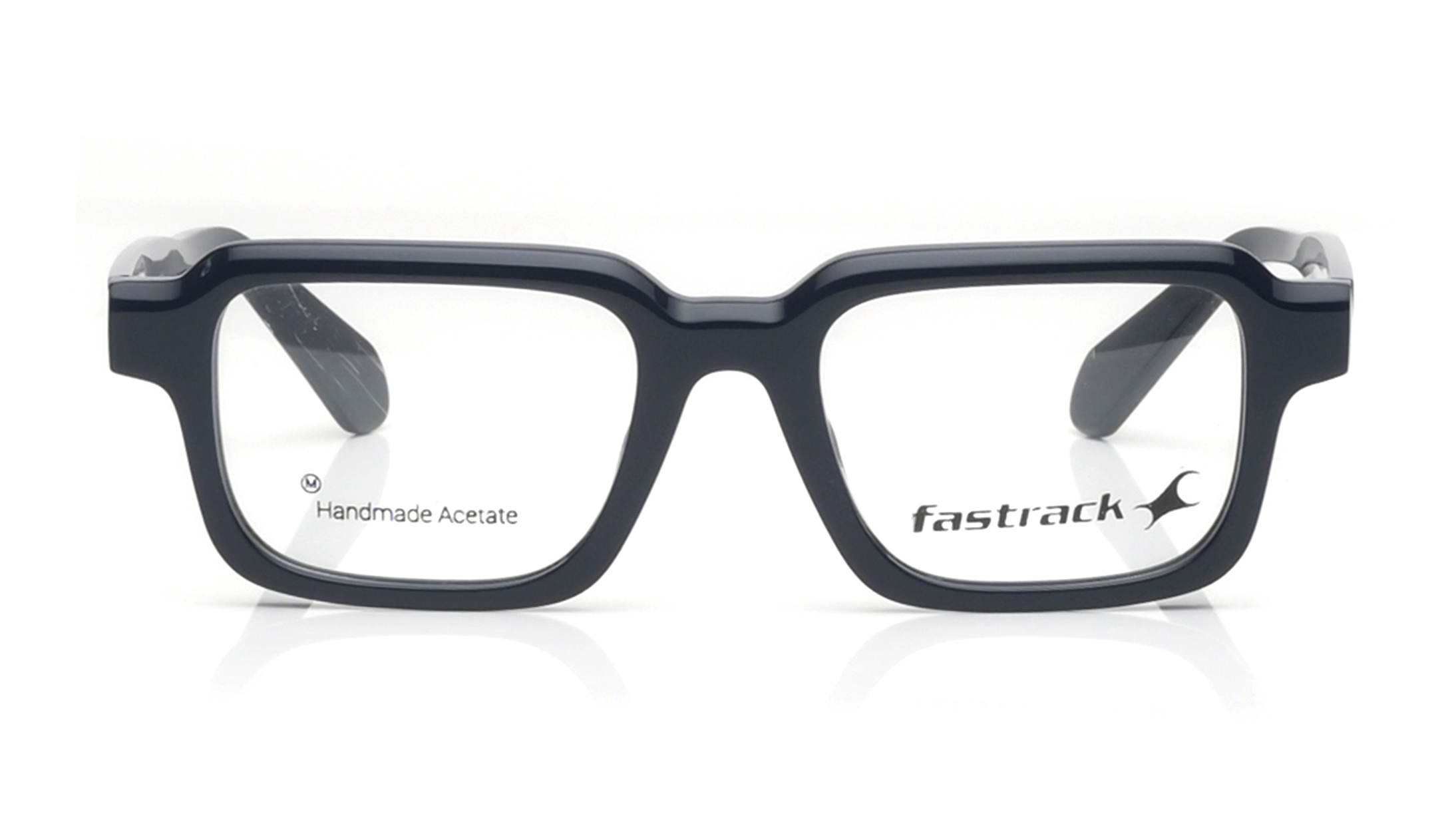 Image 1 of Rectangle Blue Rimmed Eyeglasses for Men from Fastrack Available at Titan Eye+